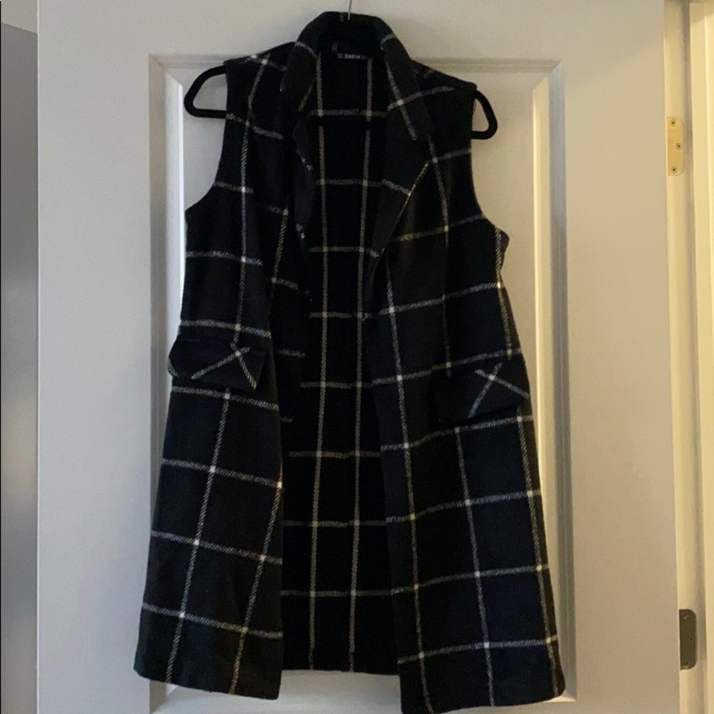 Shein Flannel Vest